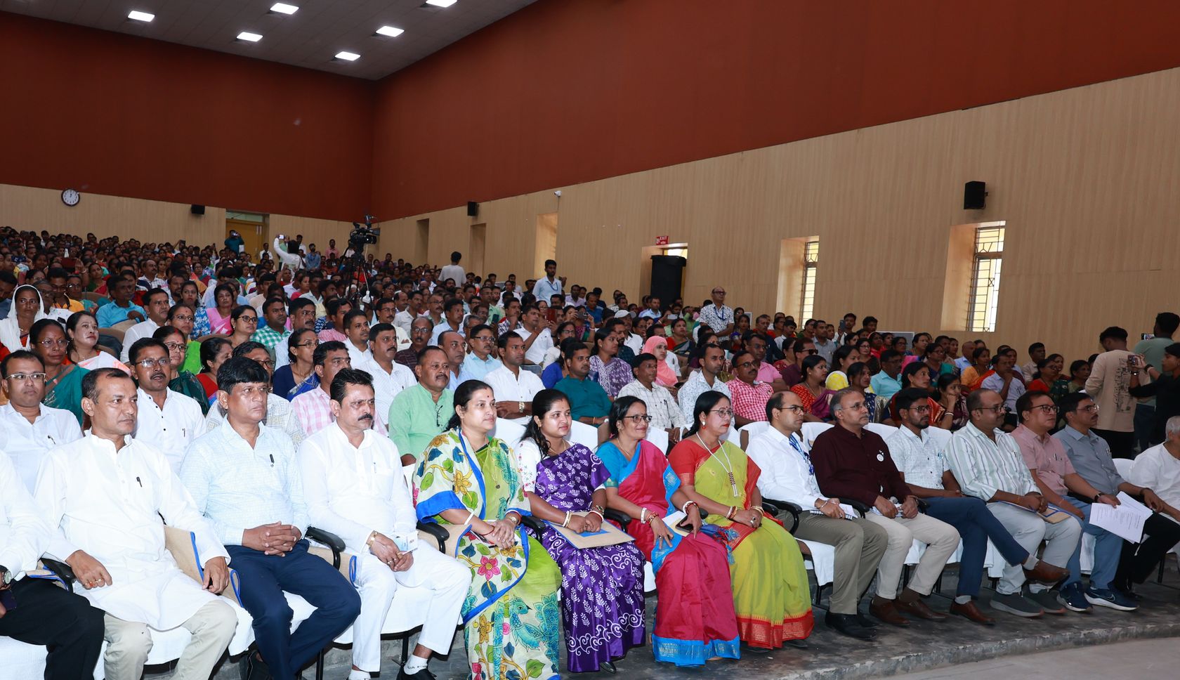 Panchayat representatives gathered for the capacity-building programme in Agartala